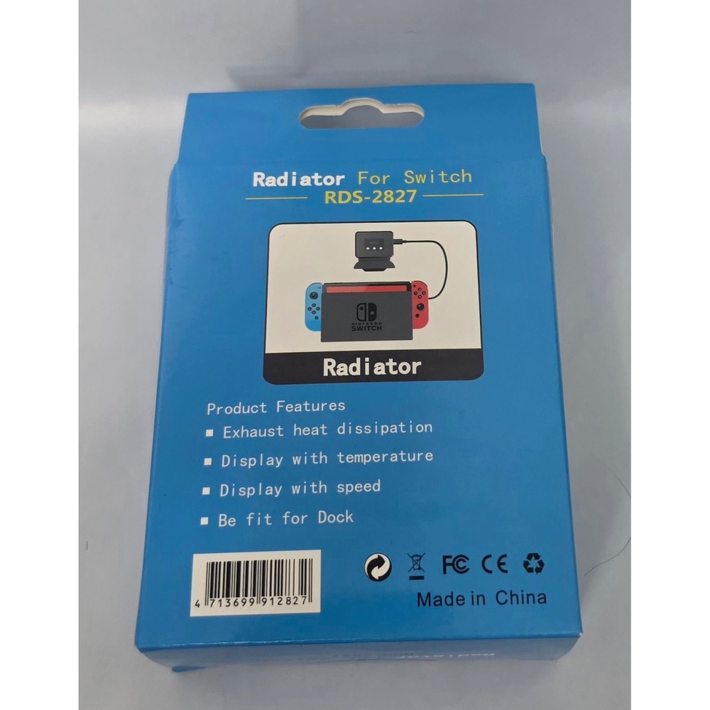 Radiator Cooling Fan for Switch OS Black RDS-2827 Digital Temperature Display - Picture 2 of 6